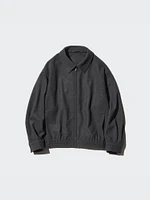 Brushed Jersey Oversized Blouson