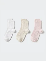 Ribbed Crew Socks | 3 Pairs