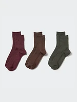 Crew Ribbed Socks | 3 Pairs