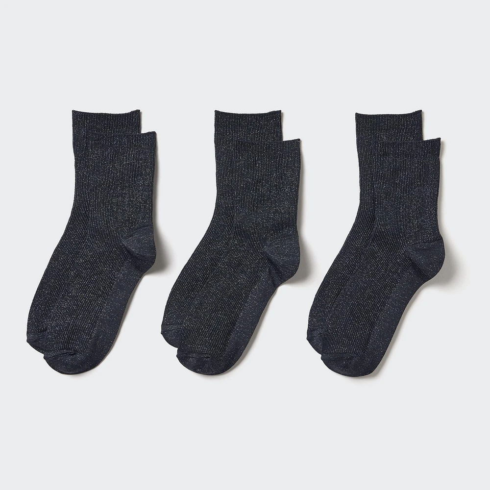 Crew Glitter Socks (3 Pairs)