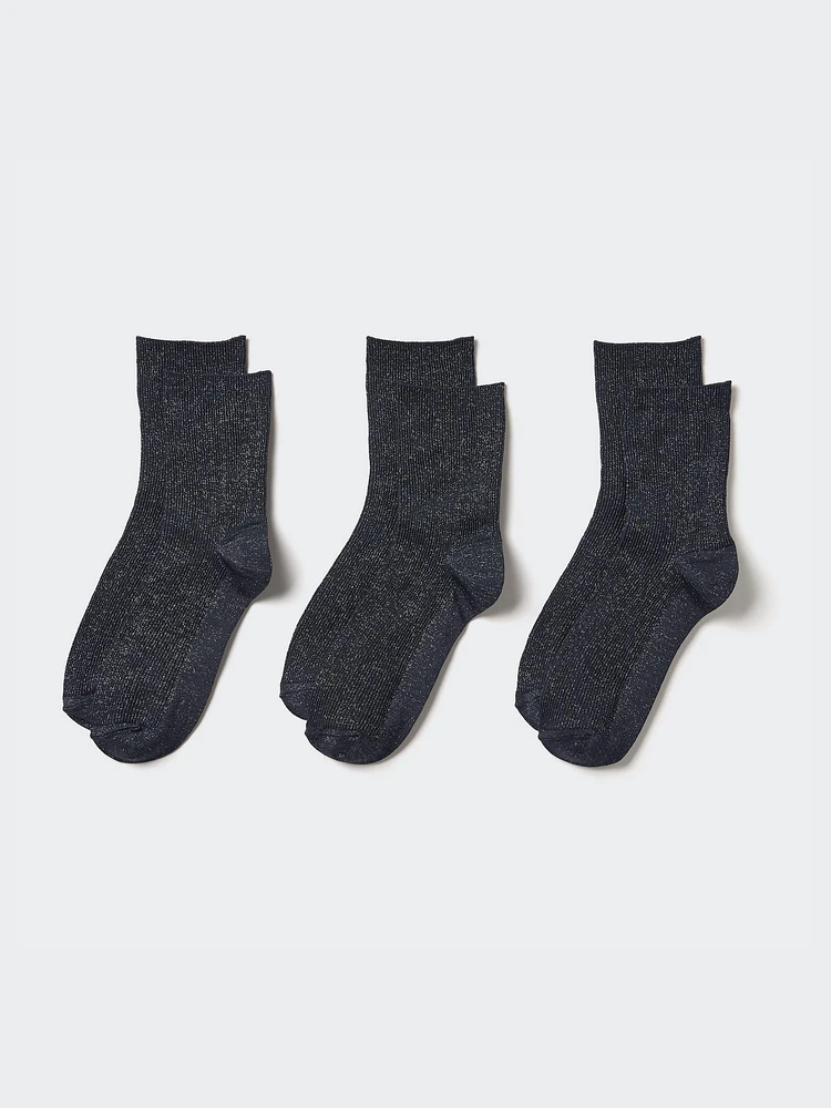 Crew Glitter Socks | 3 Pairs