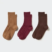 Crew Cable Socks (3 Pairs)