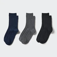 Crew Cable Socks (3 Pairs)