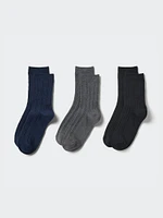 Crew Cable Socks | 3 Pairs