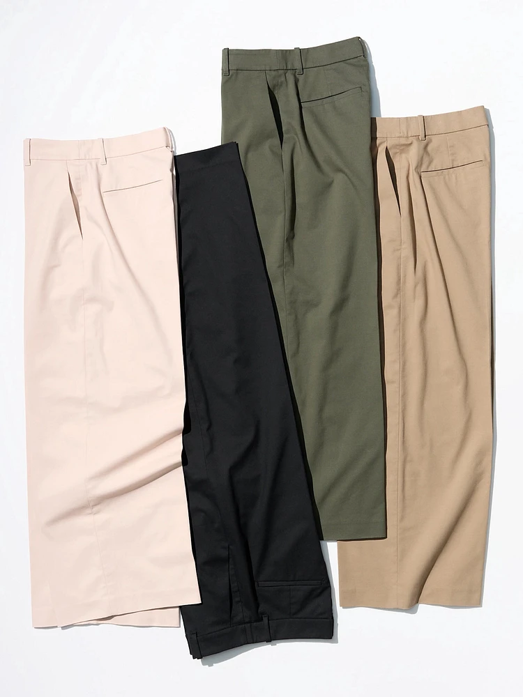 WIDE CHINO PANTS