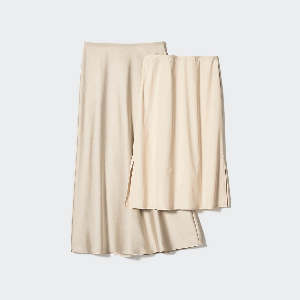 SATIN SKIRT