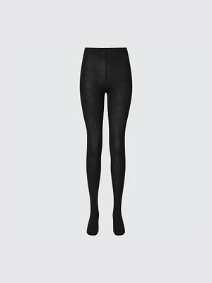 HEATTECH Knitted Ribbed Tights