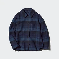 Oversized Short Jacket | Checked