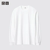 AIRism COTTON CREW NECK T-SHIRT LONG SLEEVE