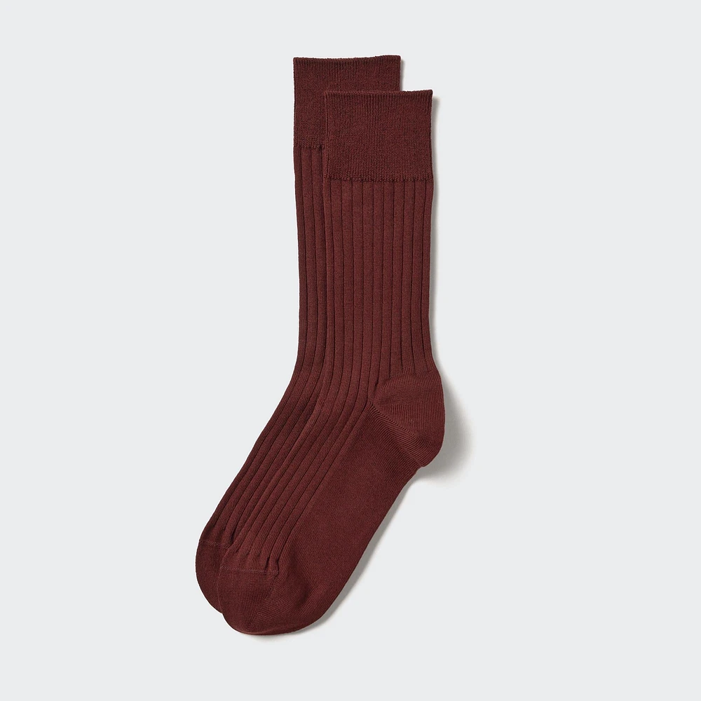 SUPIMA COTTON SOCKS (WIDE RIBBED)