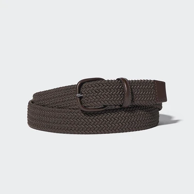 Leather Combination Mesh Belt