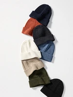 HEATTECH Ribbed Beanie