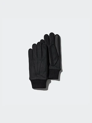 HEATTECH Lined Gloves | Faux Suede