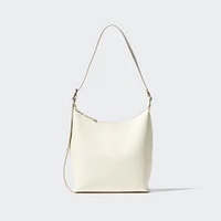 Faux Leather Square Shoulder Bag