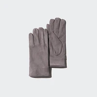 HEATTECH Lined Gloves | Faux Suede