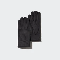 HEATTECH Lined Gloves | Faux Suede