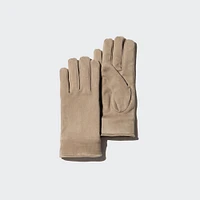 HEATTECH Lined Gloves | Faux Suede