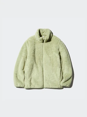 Fluffy Yarn Fleece Full-Zip Jacket