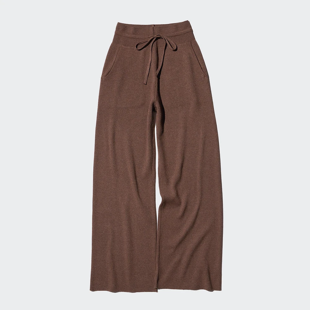 WASHABLE KNIT RIBBED PANTS