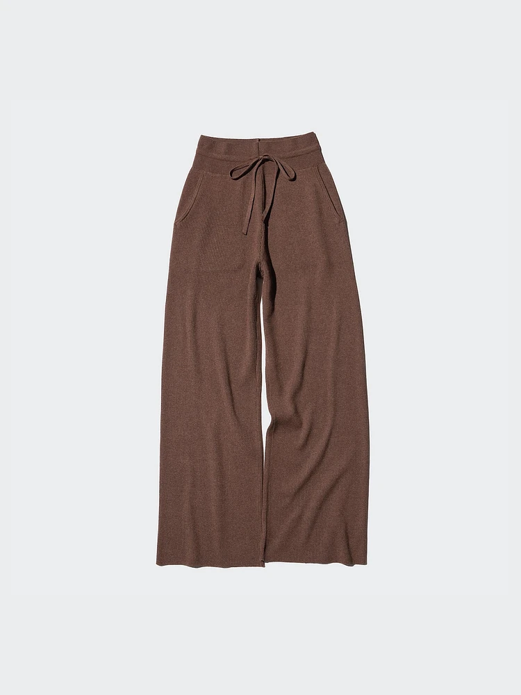 WASHABLE KNIT RIBBED PANTS