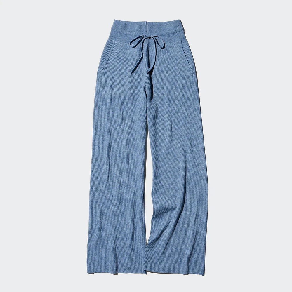 WASHABLE KNIT RIBBED PANTS