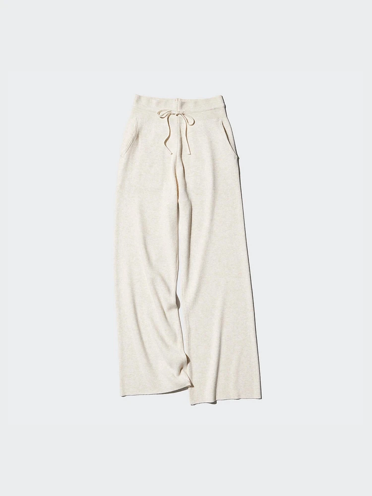 WASHABLE KNIT RIBBED PANTS