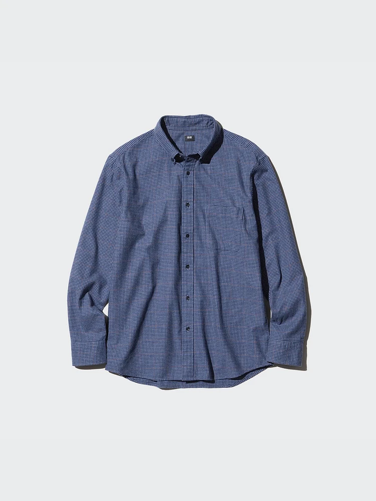 FLANNEL CHECKED LONG SLEEVE SHIRT