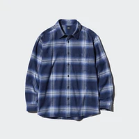 Flannel Checked Long Sleeve Shirt