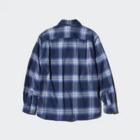 Flannel Checked Long Sleeve Shirt