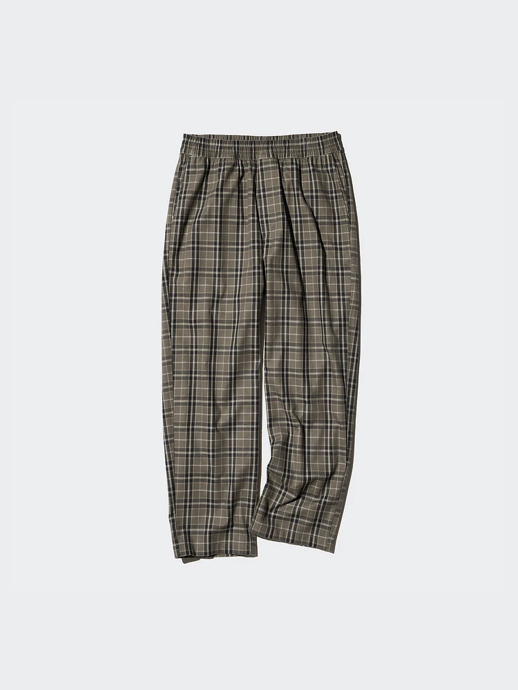 Flannel Easy Ankle Pants