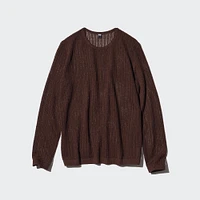 LACE CREW NECK SWEATER