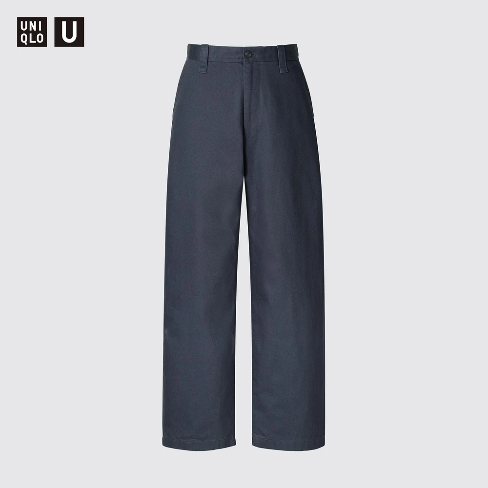 WIDE FIT CHINO PANTS