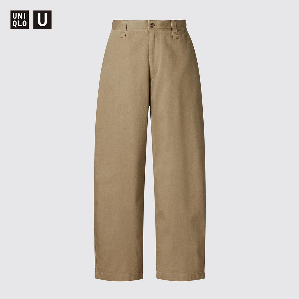 WIDE FIT CHINO PANTS