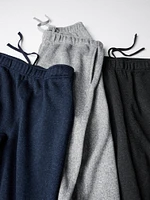 Knitted Fleece Easy Ankle Pants