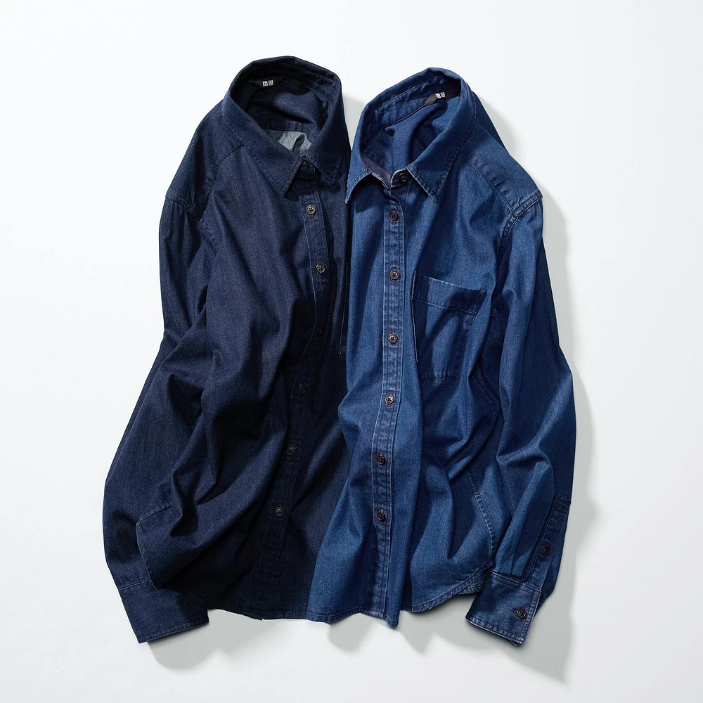 SOFT DENIM SHIRT | LONG SLEEVE