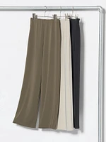 Crepe Jersey Straight Pants