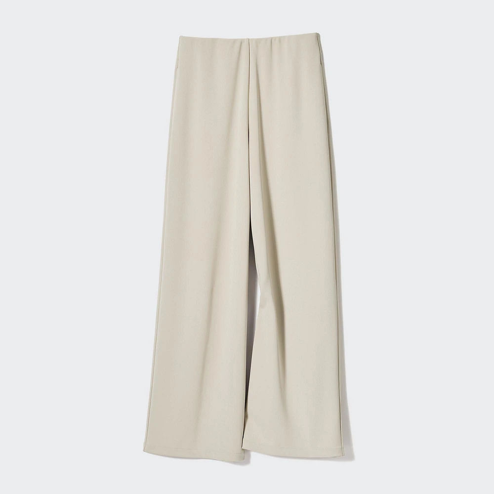 CREPE JERSEY STRAIGHT PANTS