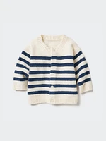 Souffle Yarn Cardigan | Striped