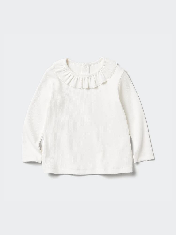 Ruffled T-Shirt | Long Sleeve