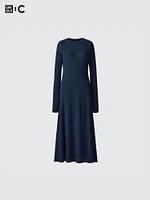 Merino Blend Ribbed Dress