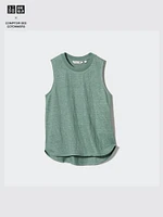 Linen Sleeveless T-Shirt