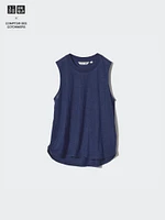 Linen Sleeveless T-Shirt