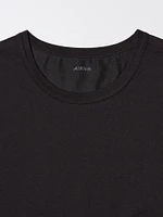 AIRISM COTTON CREW NECK T-SHIRT