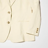 LINEN BLEND JACKET