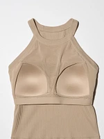 Halter Neck Sleeveless Bra Top