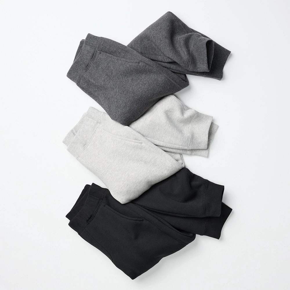 PILE LINED SWEATPANTS