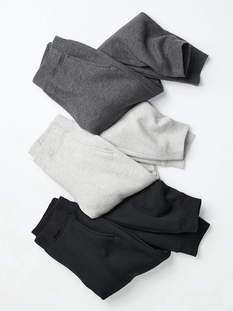 PILE LINED SWEATPANTS