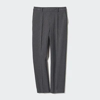 Smart Ankle Pants (2-Way Stretch, Checked)