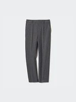 Smart Ankle Pants | 2-Way Stretch Checked