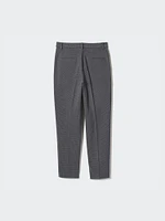 Smart Ankle Pants | 2-Way Stretch Checked